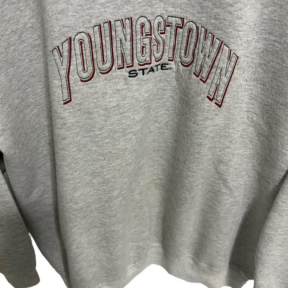 Champion Youngstown State Crew Neck Pullover Sweatshirt Size XL Gray - Picture 4 of 6